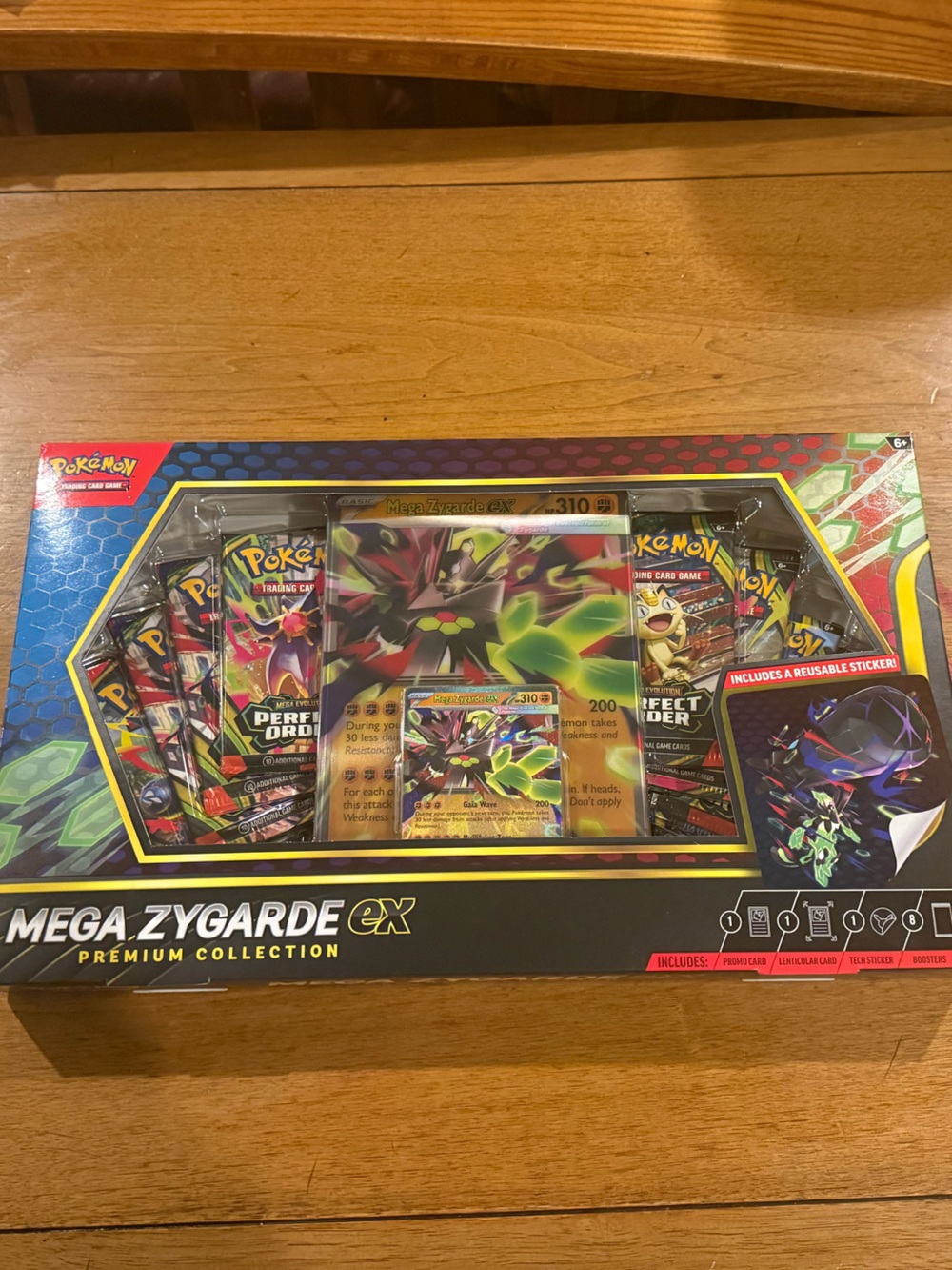 Mega Zygarde EX Premium Collection Pokémon TCG – Black/Green/Gold
